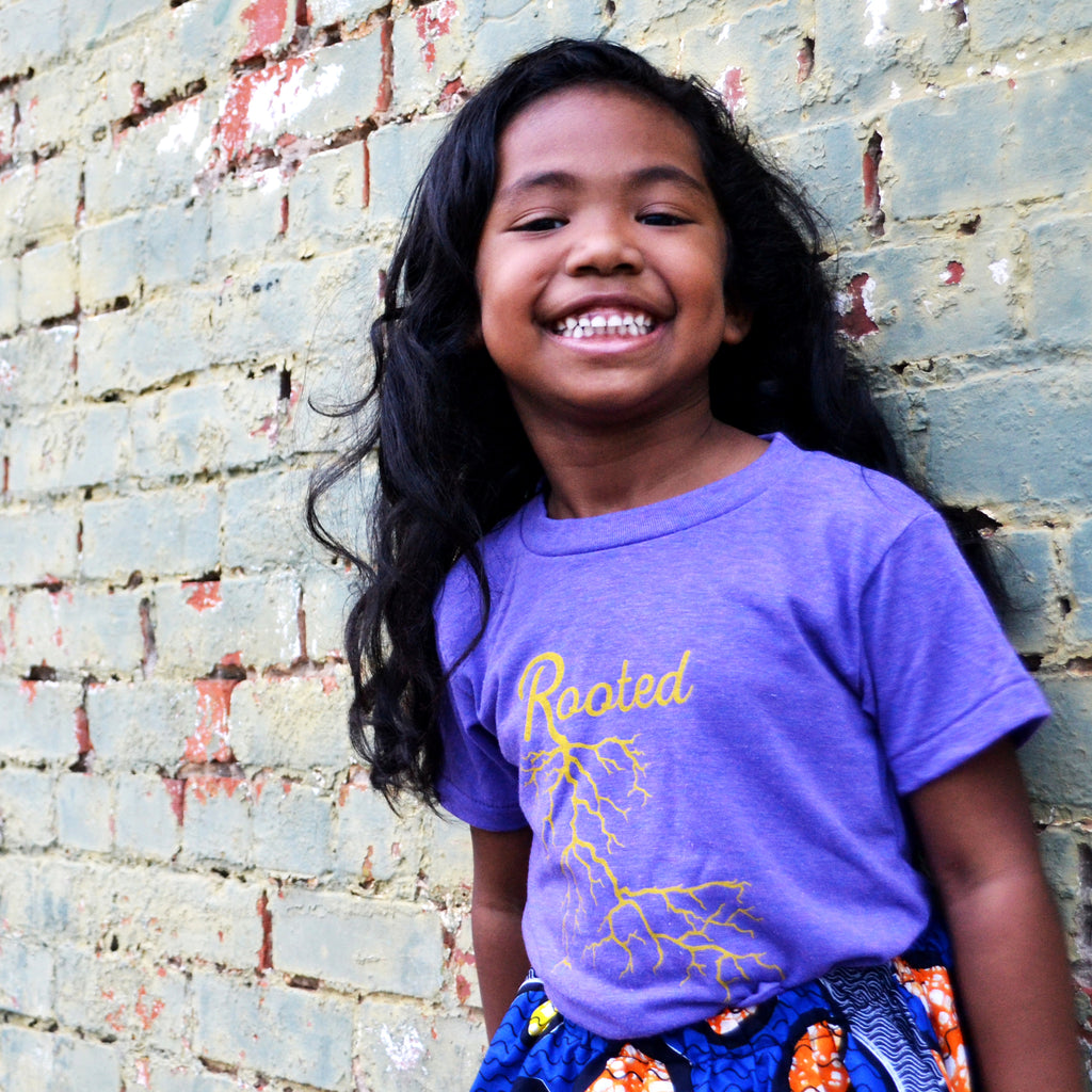 The Purple + Gold Rooted Shirt