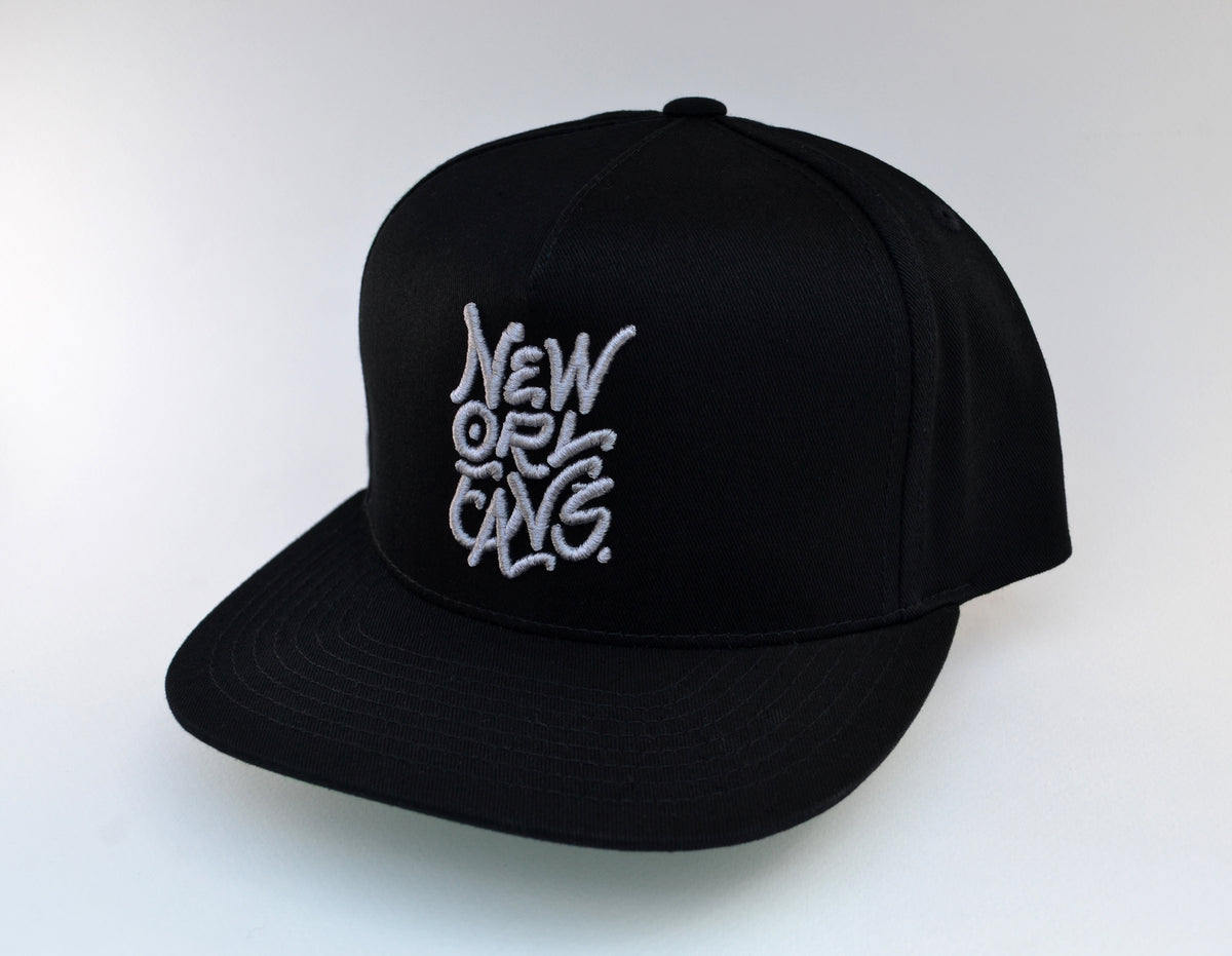 unsually Original Embroidered Cap ブラック NOblackgreyflatcapcopy_1200x12